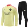 Sudadera De Entrenamiento Paris Saint-Germain Cremallera De Cuarto 2024-25 Amarilla - Niño